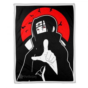 Plaid Uchiha Itachi Naruto 04 Couverture Plaid Polaire Plaid Canapé