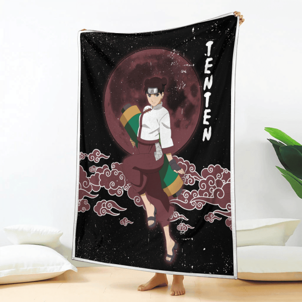 Plaid Tenten Naruto Couverture Plaid Polaire Plaid Canapé – Image 2