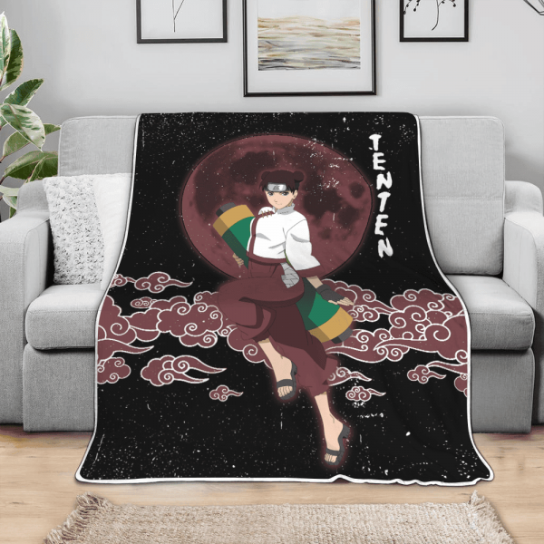 Plaid Tenten Naruto Couverture Plaid Polaire Plaid Canapé – Image 3