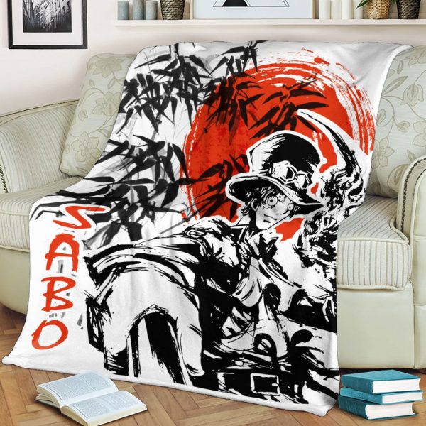Plaid Sabo One Piece 03 Couverture Plaid Polaire Plaid Canapé – Image 2