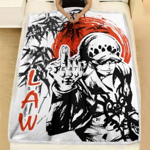 Plaid Trafalgar D. Water Law One Piece 01 Couverture Plaid Polaire Plaid Canapé