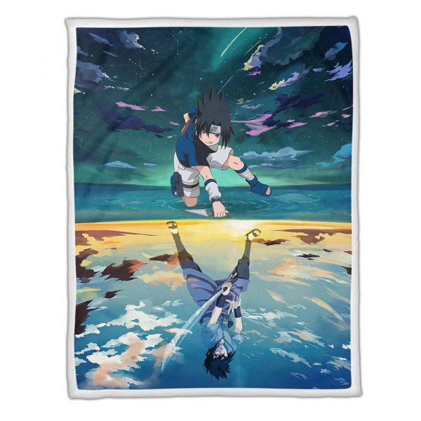 Plaid Uchiha Sasuke Naruto 01 Couverture Plaid Polaire Plaid Canapé