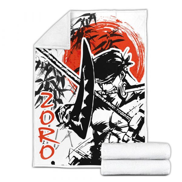 Plaid Roronoa Zoro One Piece 03 Couverture Plaid Polaire Plaid Canapé – Image 2