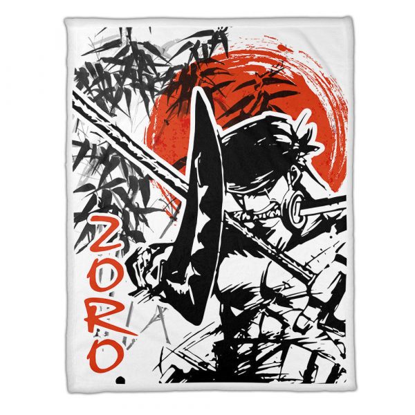 Plaid Roronoa Zoro One Piece 03 Couverture Plaid Polaire Plaid Canapé – Image 3