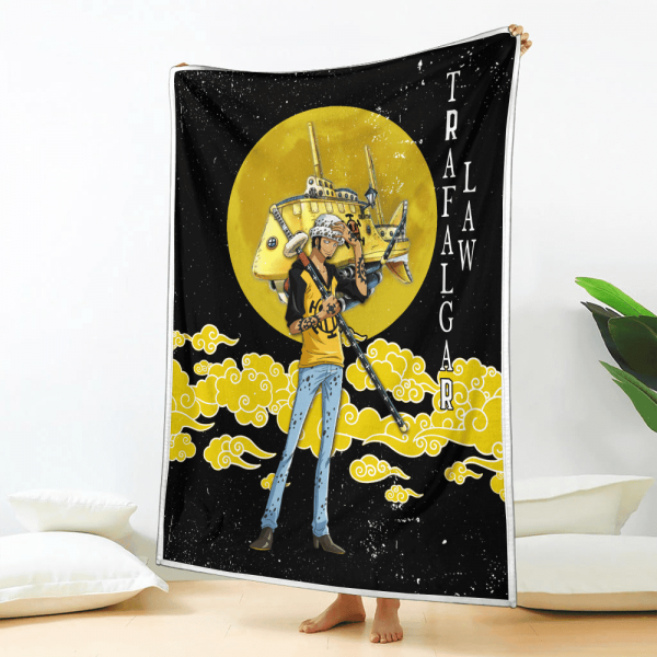 Plaid Trafalgar Law One Piece Couverture Plaid Polaire Plaid Canapé – Image 2