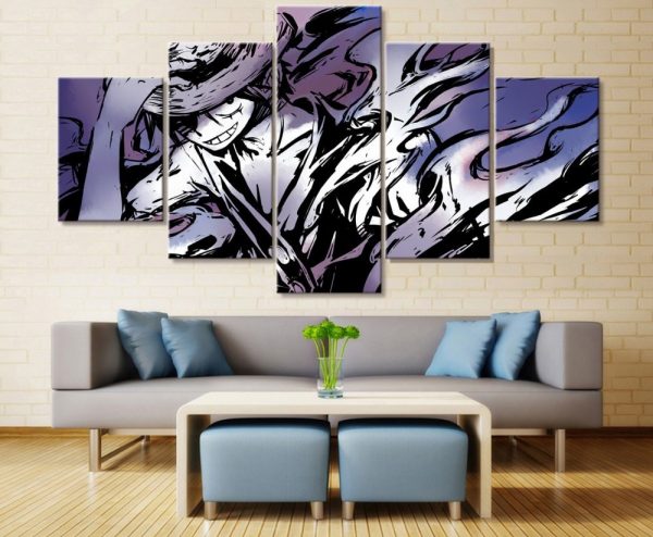 Tableau One Piece 02 Toile Avec cadre – Image 3
