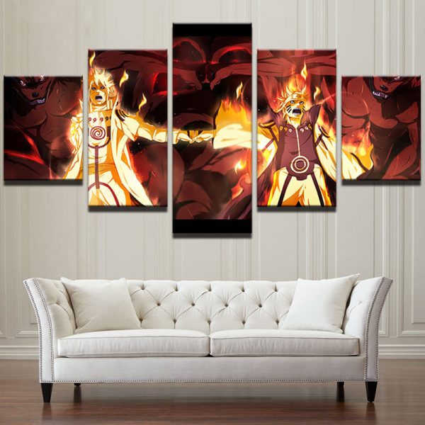 Tableau Naruto 10 Toile Avec cadre – Image 3