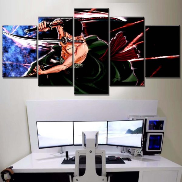 Tableau One Piece Tous Les Personnages 49 Toile Avec Cadre