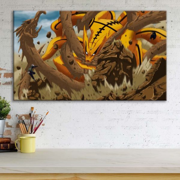 Tableau Naruto 10 Toile Avec Cadre – Image 3