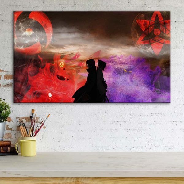 Tableau Naruto 3 Toile Avec Cadre – Image 3