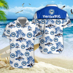Hawaiihemd Hertha BSC – Herren Sommerhemd Style 01
