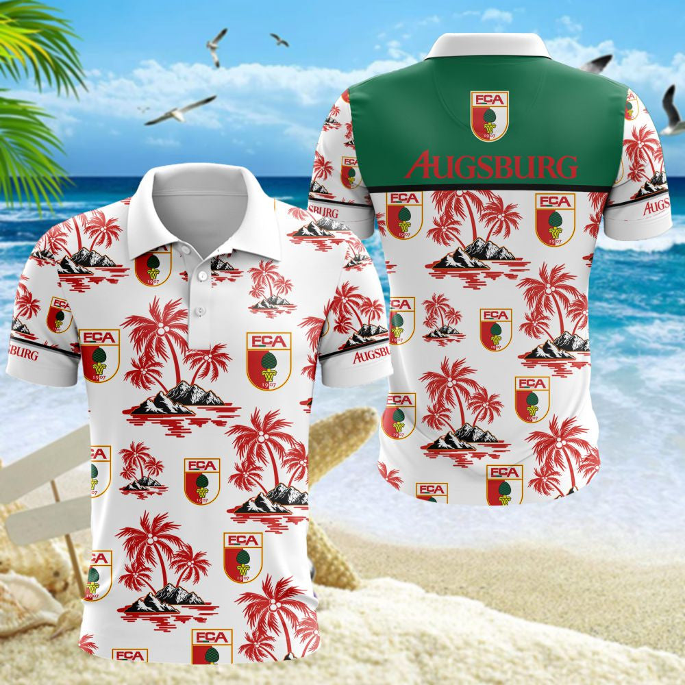 FC Augsburg Poloshirt | FCA Polohemd Fuggerstädter
