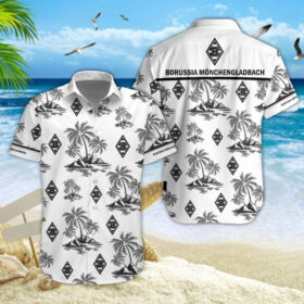 Hawaiihemd Borussia Mönchengladbach – Herren Sommerhemd V1