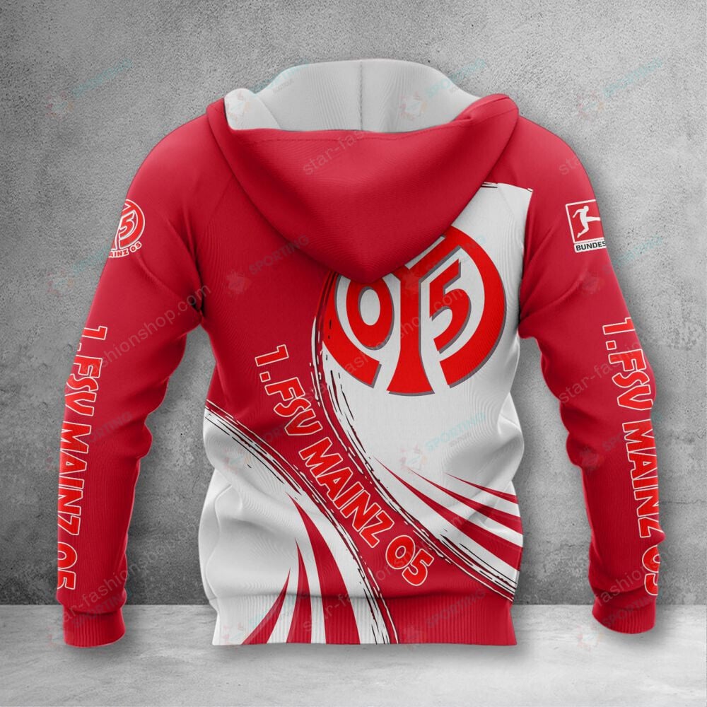 1. FSV Mainz 05 Hoodie Herren | Mainz 05 Kapuzenpullover VITA576 – Bild 2