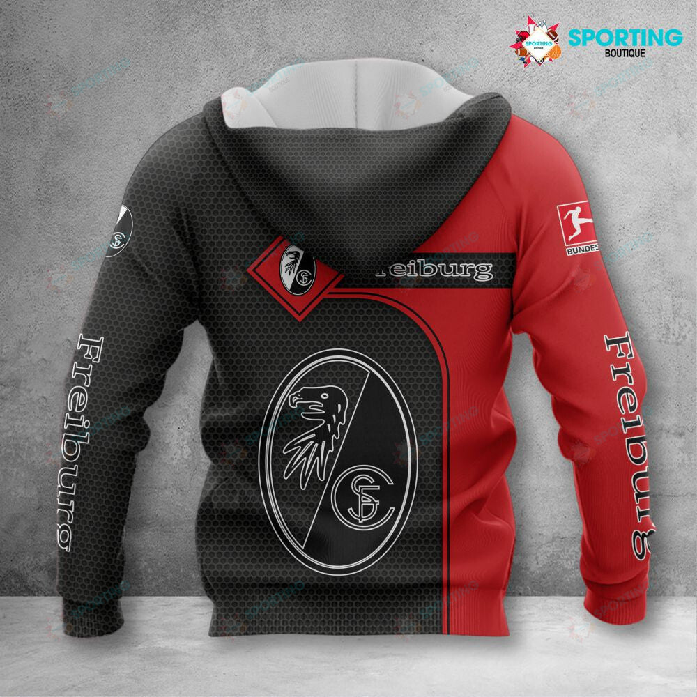 SC Freiburg Hoodie Herren | SCF Kapuzenpullover VITC3111 – Bild 2