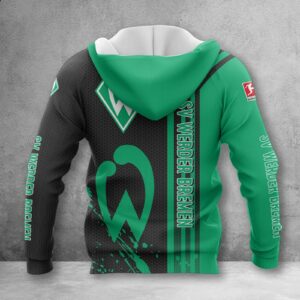 Alternative view of Werder Bremen Hoodie Zip Herren | SVW Kapuzenjacke mit Reißverschluss WINA2758