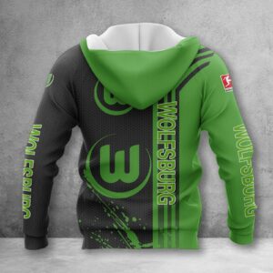 Alternative view of VfL Wolfsburg Hoodie Zip Herren | WOB Kapuzenjacke mit Reißverschluss WINA3228
