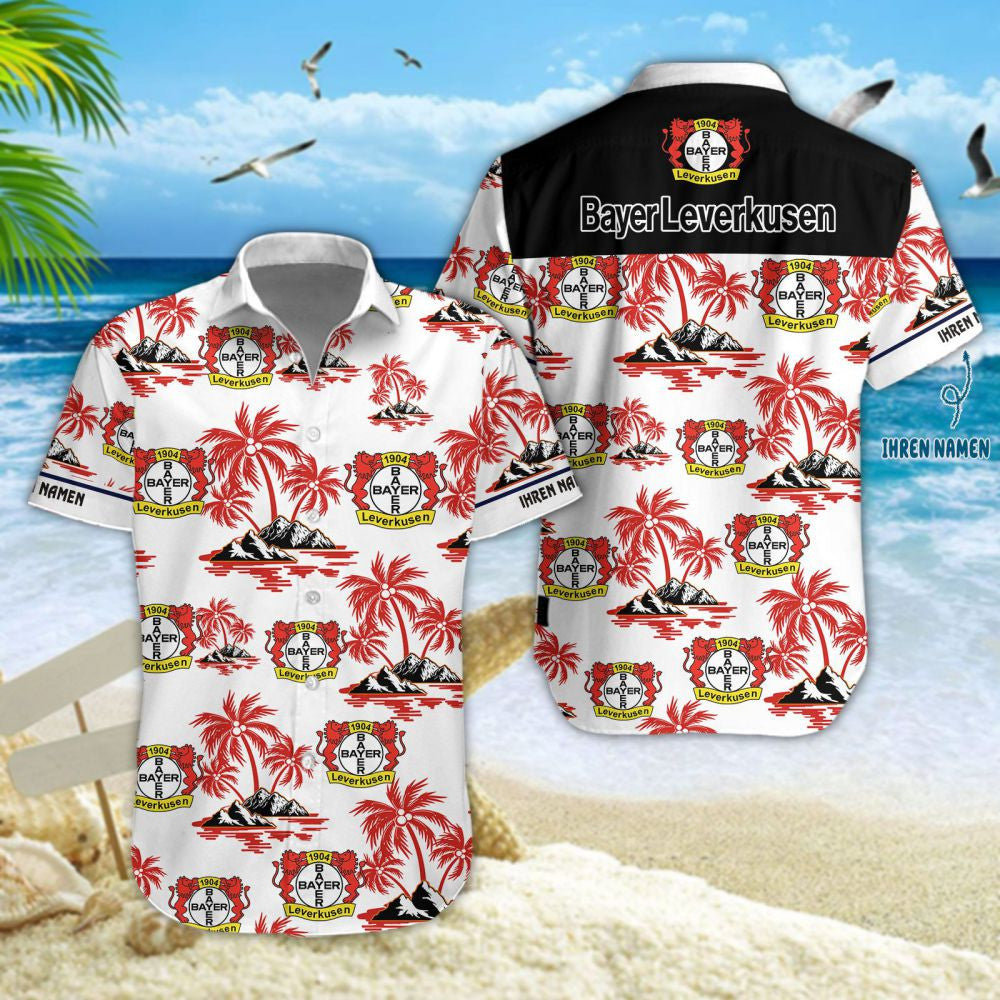 Hawaiihemd Bayer 04 Leverkusen – Herren Sommerhemd V2