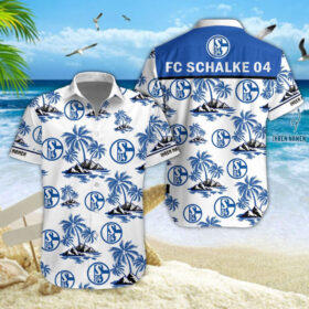 Hawaiihemd Schalke 04 – Herren Sommerhemd V2