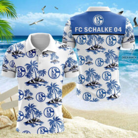 Schalke 04 Poloshirt | S04 Polohemd Königsblau Style