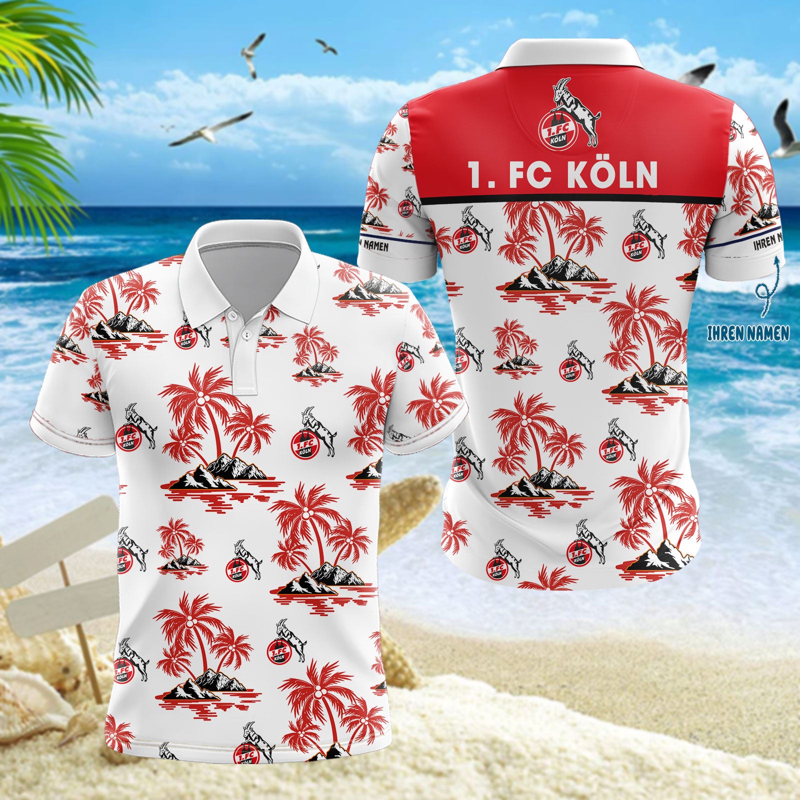 1. FC Köln Poloshirt | Köln Polohemd Domstadt Edition