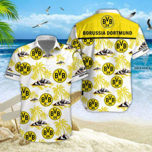 Hawaiihemd Borussia Dortmund II – Herren Sommerhemd V2