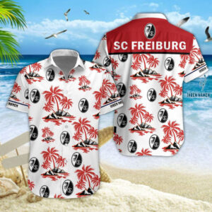 Hawaiihemd SC Freiburg II – Herren Sommerhemd V2