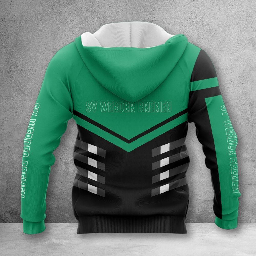 Werder Bremen Hoodie Herren | SVW Kapuzenpullover WINA3540 – Bild 2