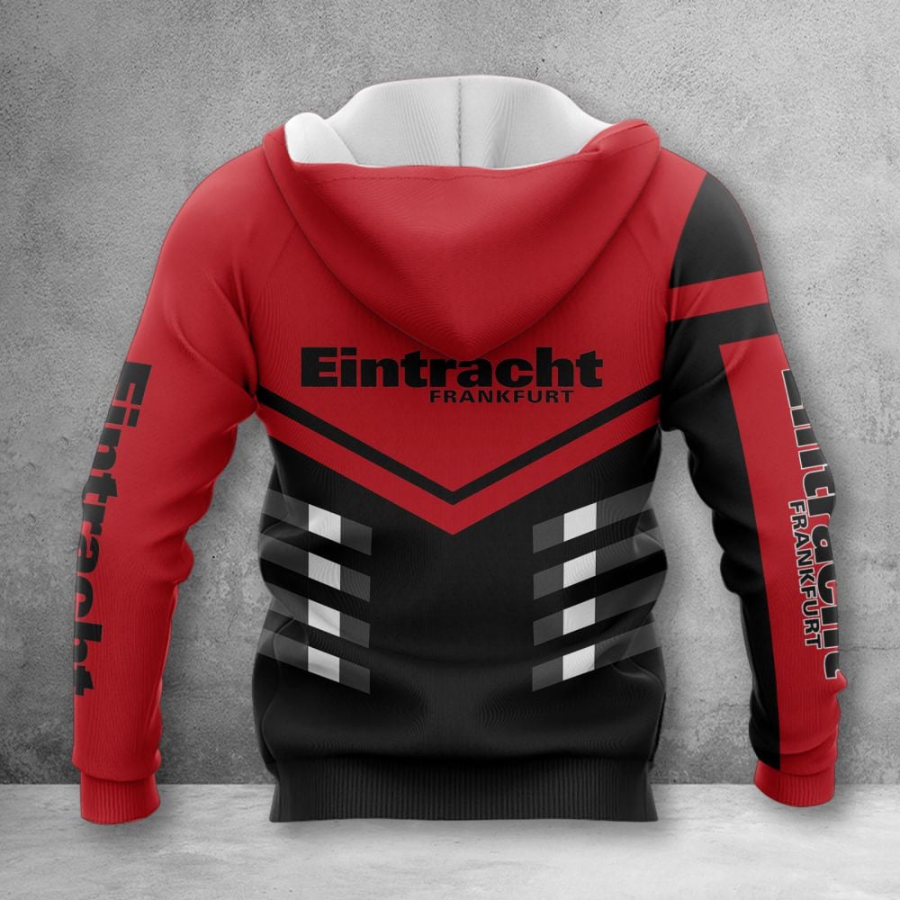 Eintracht Frankfurt Hoodie Herren | SGE Kapuzenpullover WINA3472 – Bild 2