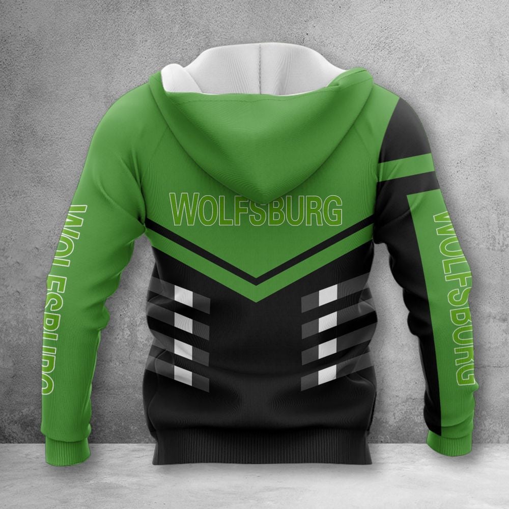 VfL Wolfsburg Hoodie Herren | WOB Kapuzenpullover WINA3483 – Bild 2