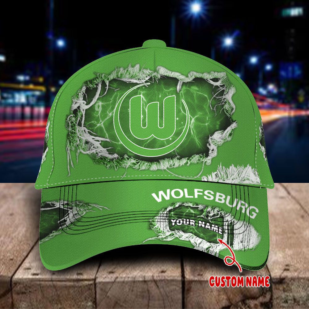 VfL Wolfsburg Cap | Wolfsburg Basecap & Kappe Grün-Weiß