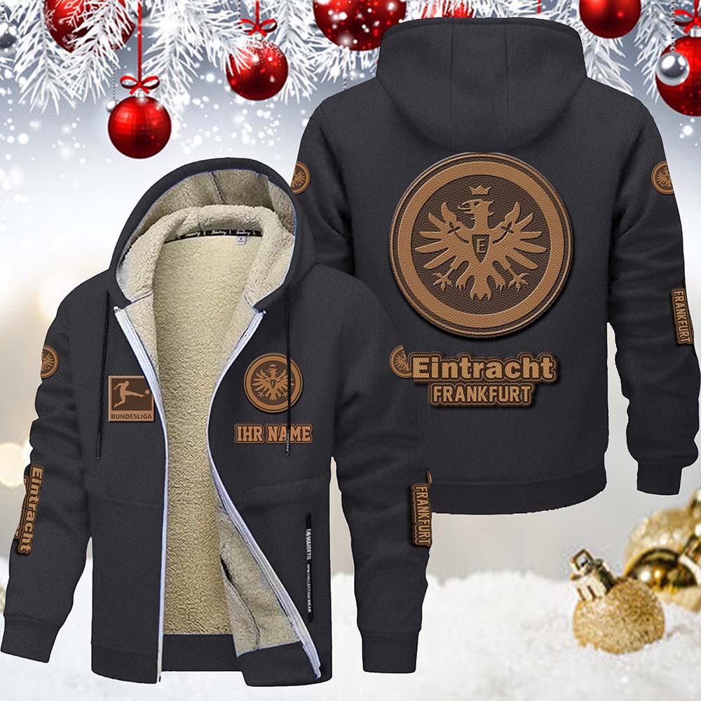 Eintracht Frankfurt Gefütterte Kapuzenjacke – Bild 6