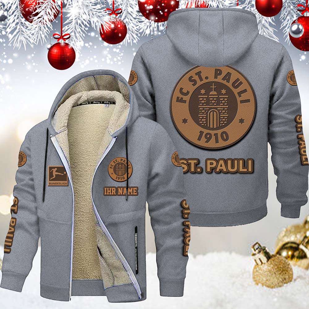 FC St. Pauli Gefütterte Kapuzenjacke – Bild 5