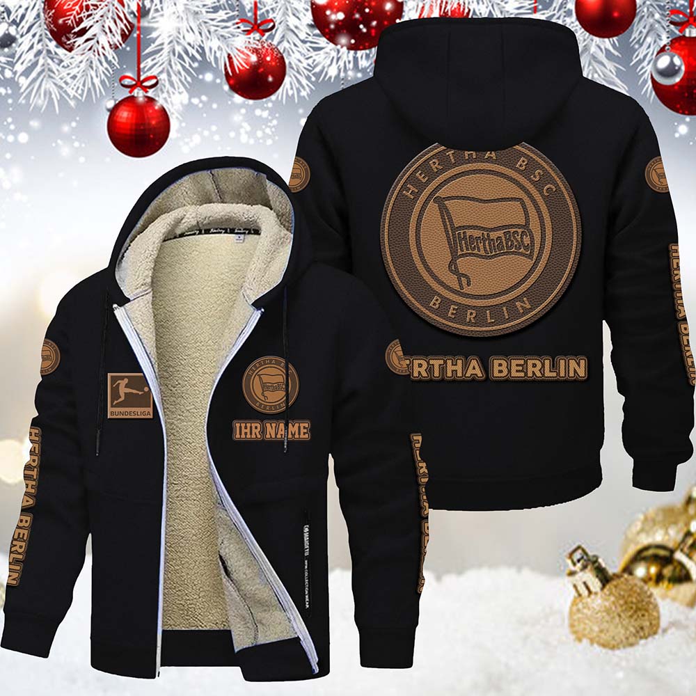 Hertha Berlin Gefütterte Kapuzenjacke – Bild 2