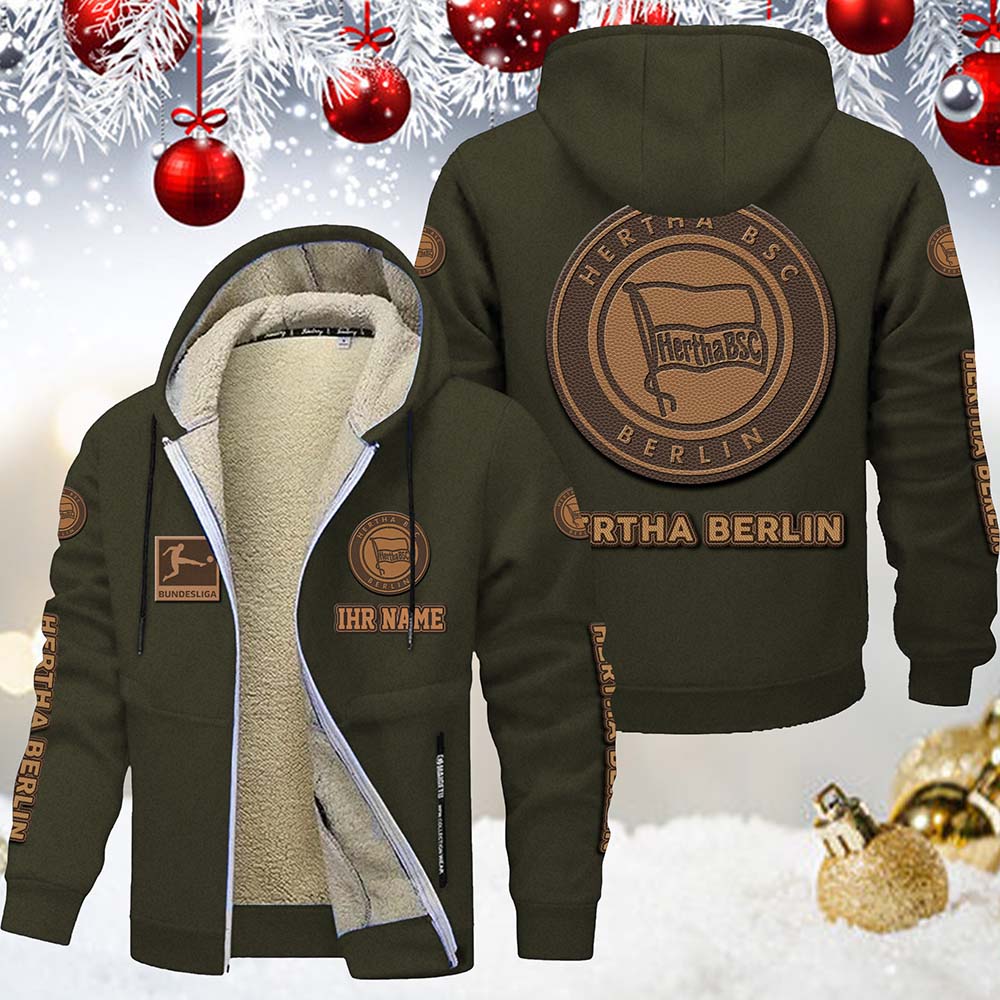 Hertha Berlin Gefütterte Kapuzenjacke – Bild 9