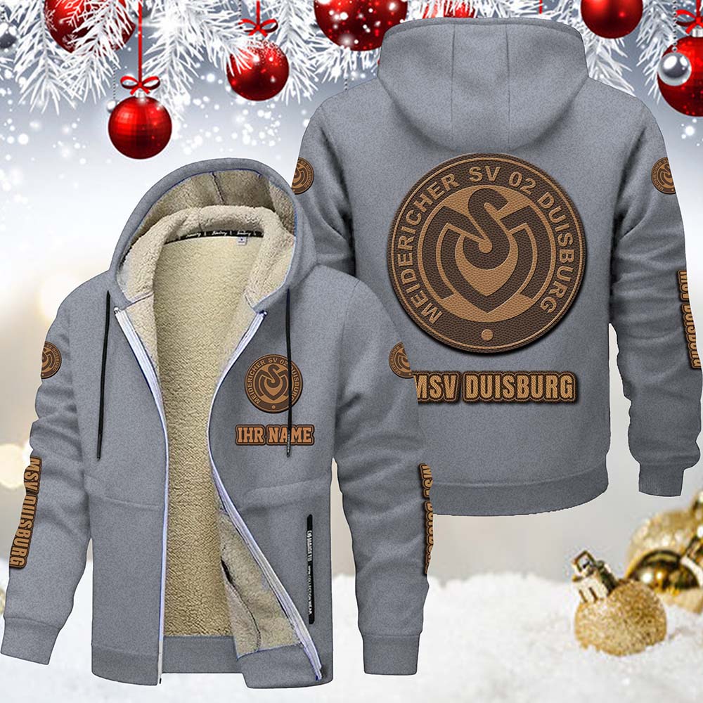 MSV Duisburg Gefütterte Kapuzenjacke – Bild 5