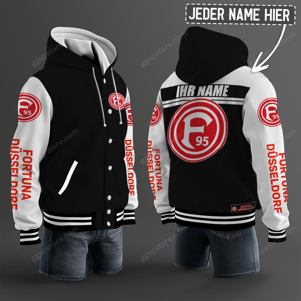 Fortuna Düsseldorf Hoodie Jacke – Bild 3