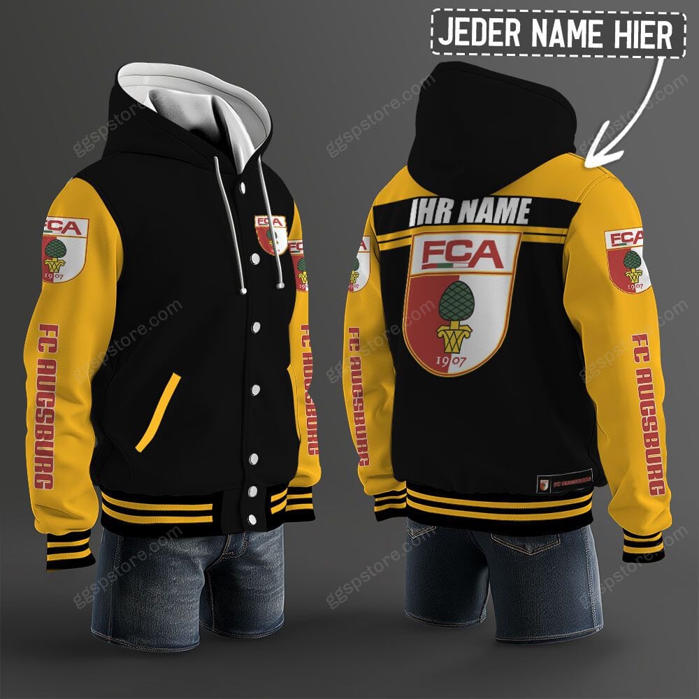FC Augsburg Hoodie Jacke – Bild 4