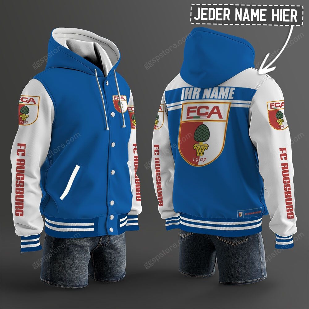FC Augsburg Hoodie Jacke – Bild 6
