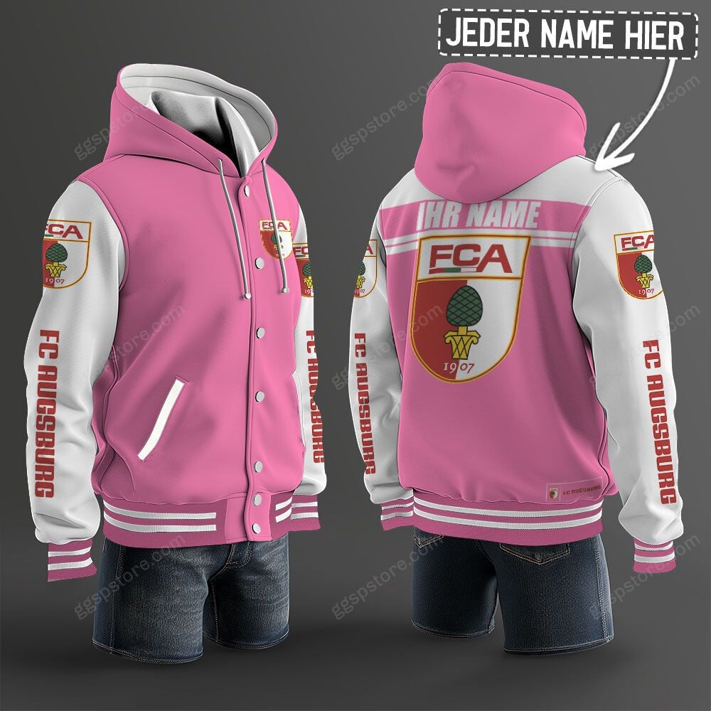 FC Augsburg Hoodie Jacke – Bild 7