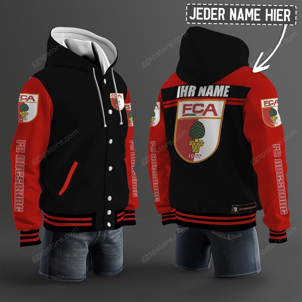 FC Augsburg Hoodie Jacke – Bild 3