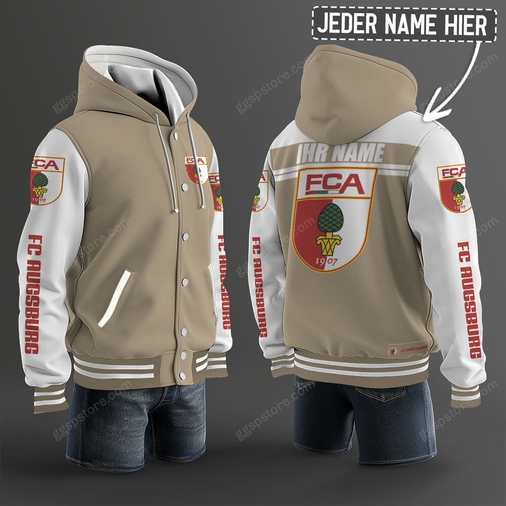 FC Augsburg Hoodie Jacke – Bild 8