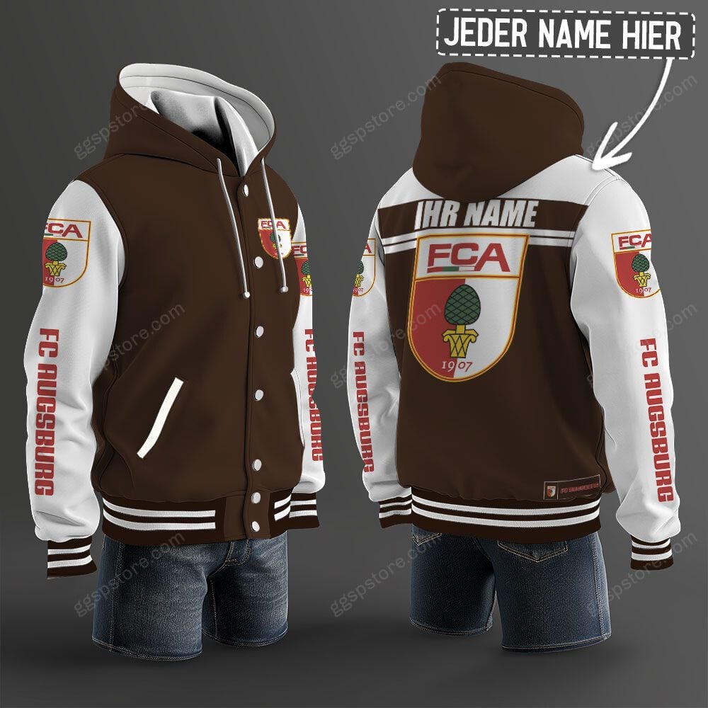 FC Augsburg Hoodie Jacke – Bild 9