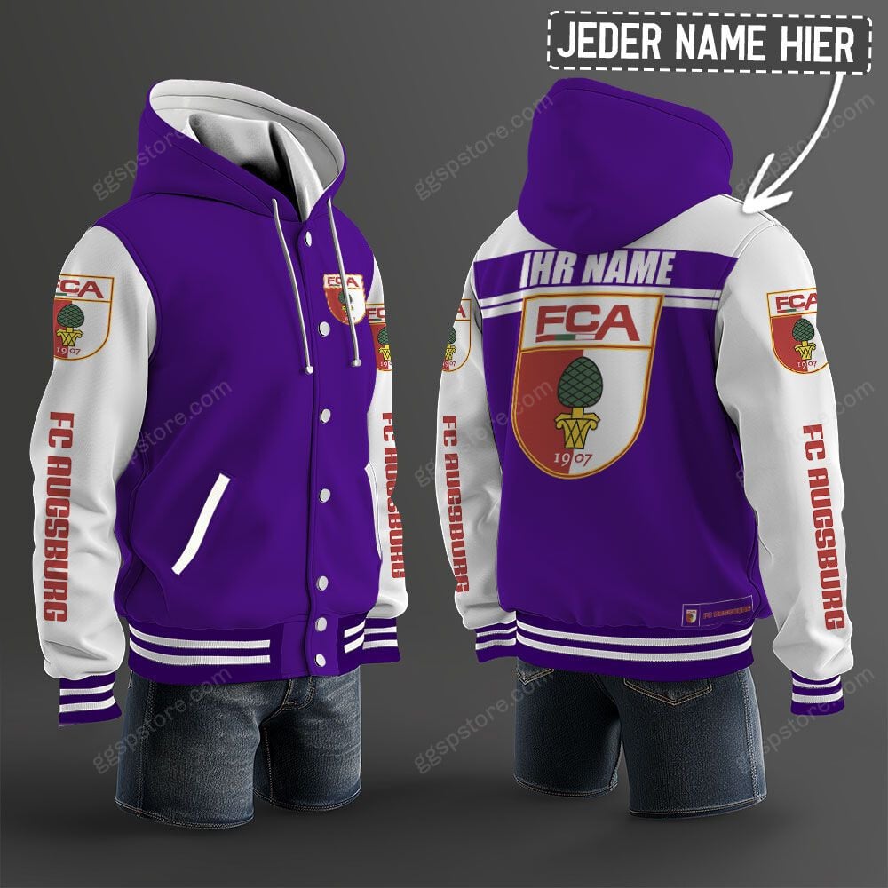 FC Augsburg Hoodie Jacke – Bild 11