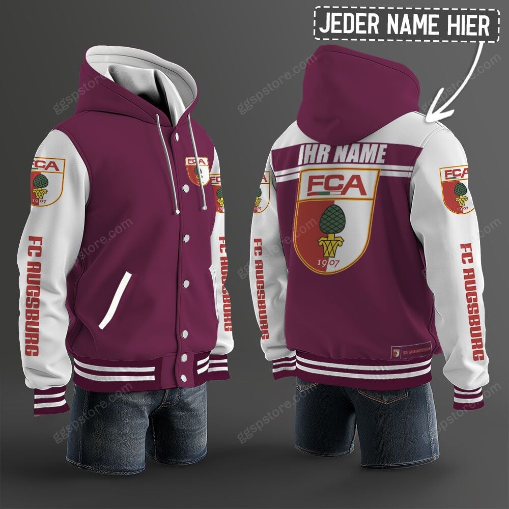 FC Augsburg Hoodie Jacke – Bild 14