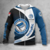 Hertha BSC Hoodie Zip Herren | Hertha Kapuzenjacke mit Reißverschluss WINA11459
