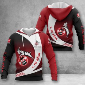 1. FC Köln Hoodie Herren | Effzeh Kapuzenpullover WINA11451