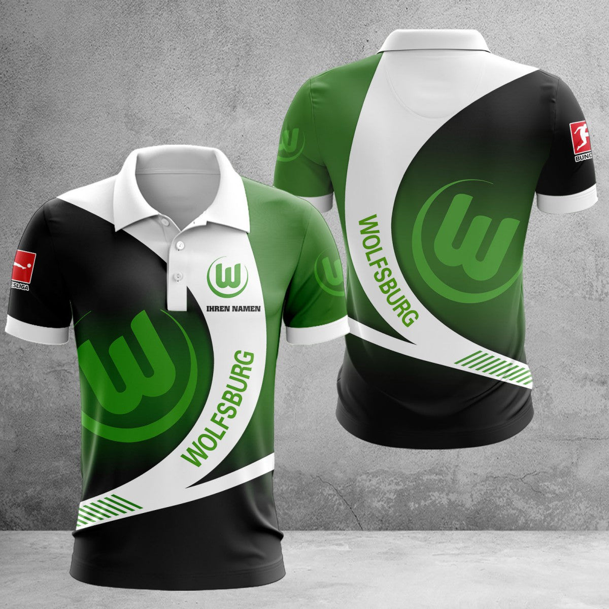 VfL Wolfsburg Poloshirt | WOB Polohemd WINA11467