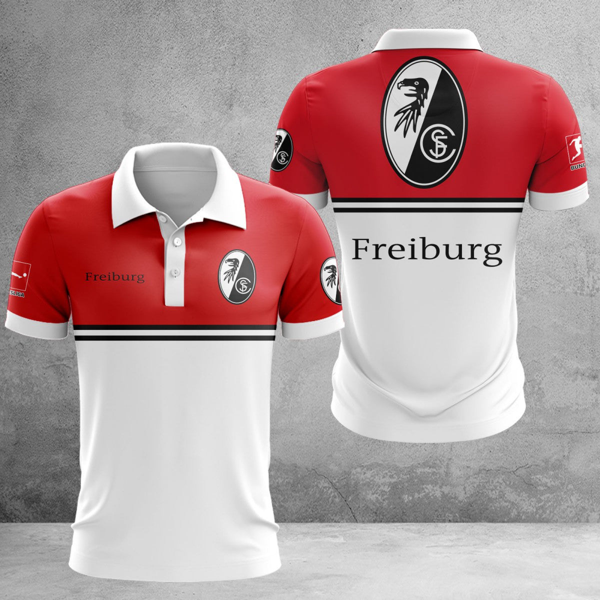SC Freiburg Poloshirt | SCF Polohemd WINA11843
