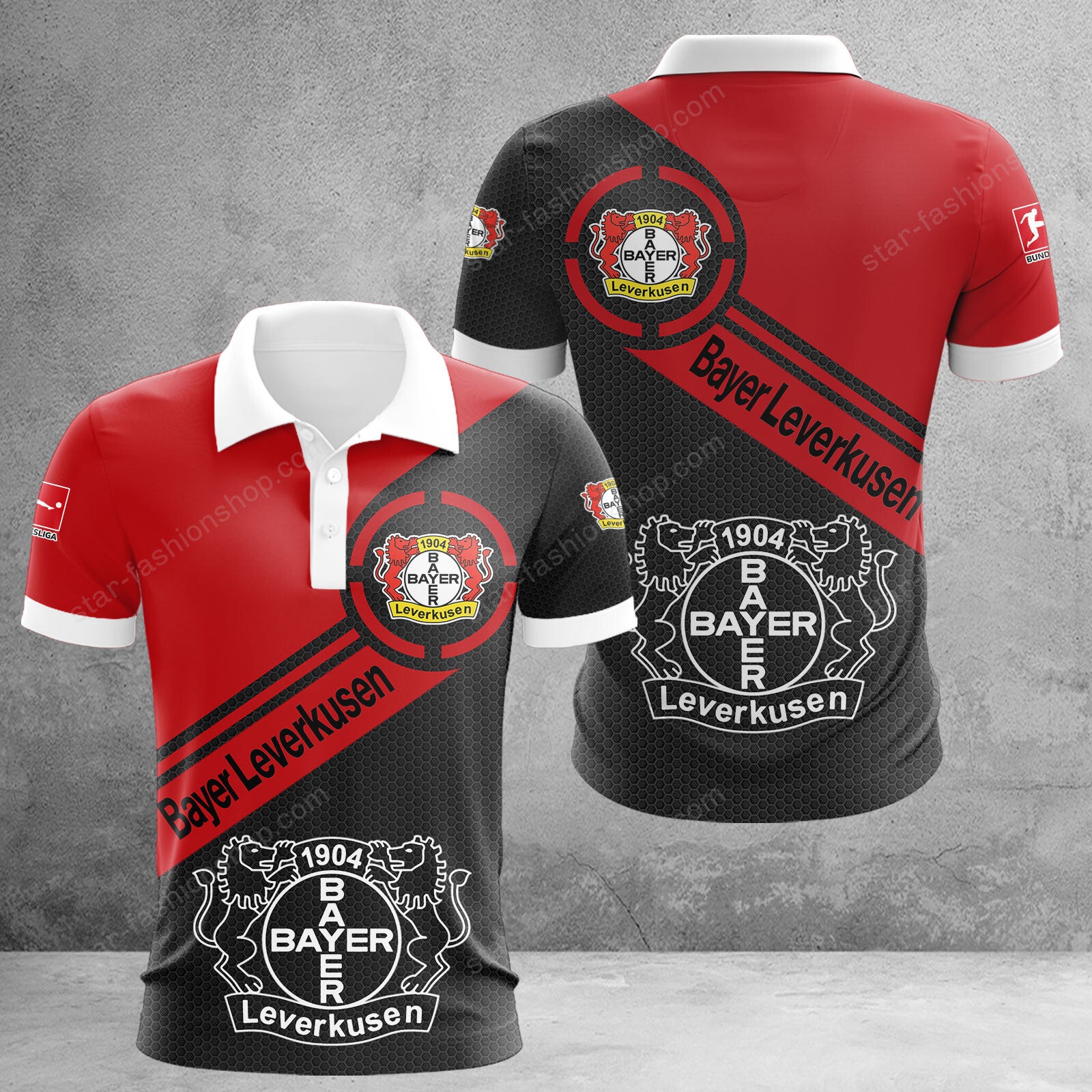 Bayer 04 Leverkusen Poloshirt | B04 Polohemd WINA2855